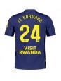 Atletico Madrid Robin Le Normand #24 Replika Borta Kläder 2025-26 Kortärmad
